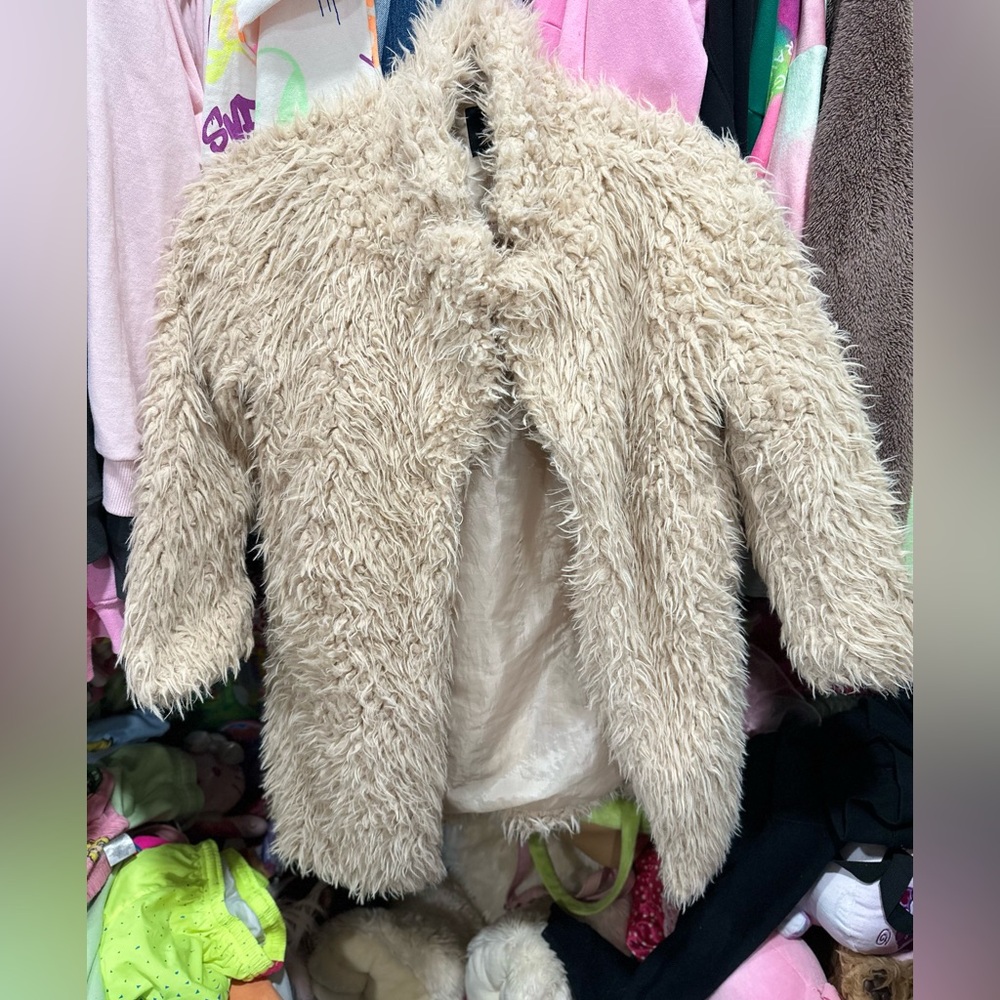 Art class faux fur coat